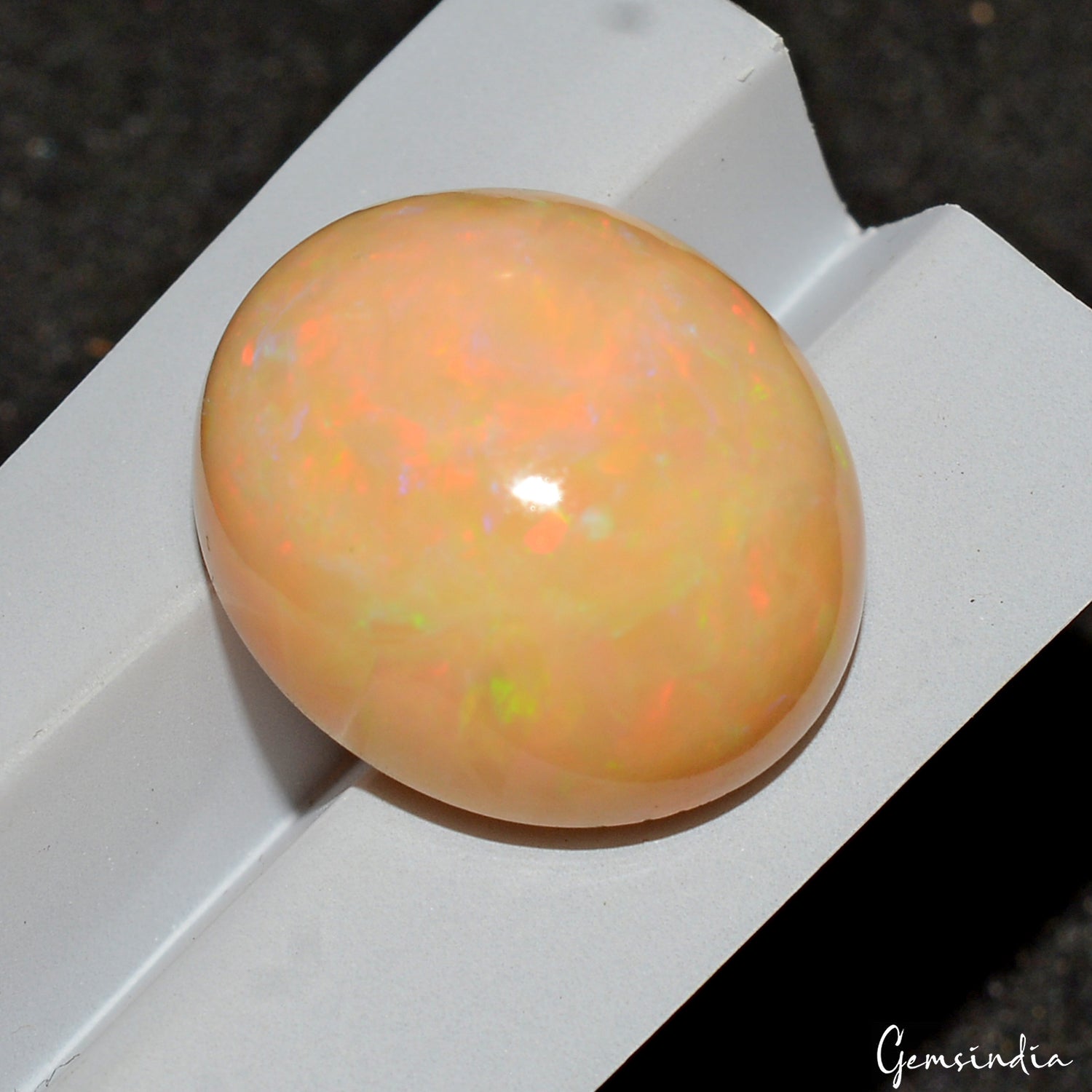10.20Ct Hardy STRONG! Natural Giant Yellow&Rainbow Color Sparkling Opal Ethiopia
