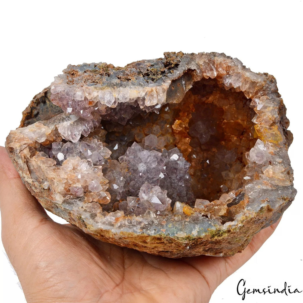 Amethyst Crystal Cluster, Untreated — 6x3.75 Inches, 1.530 Kg (7650 Ct)