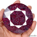 2350 Ct Natural Red Pink Round Cut Ruby Earth Mined Faceted Huge Size Loose Gems
