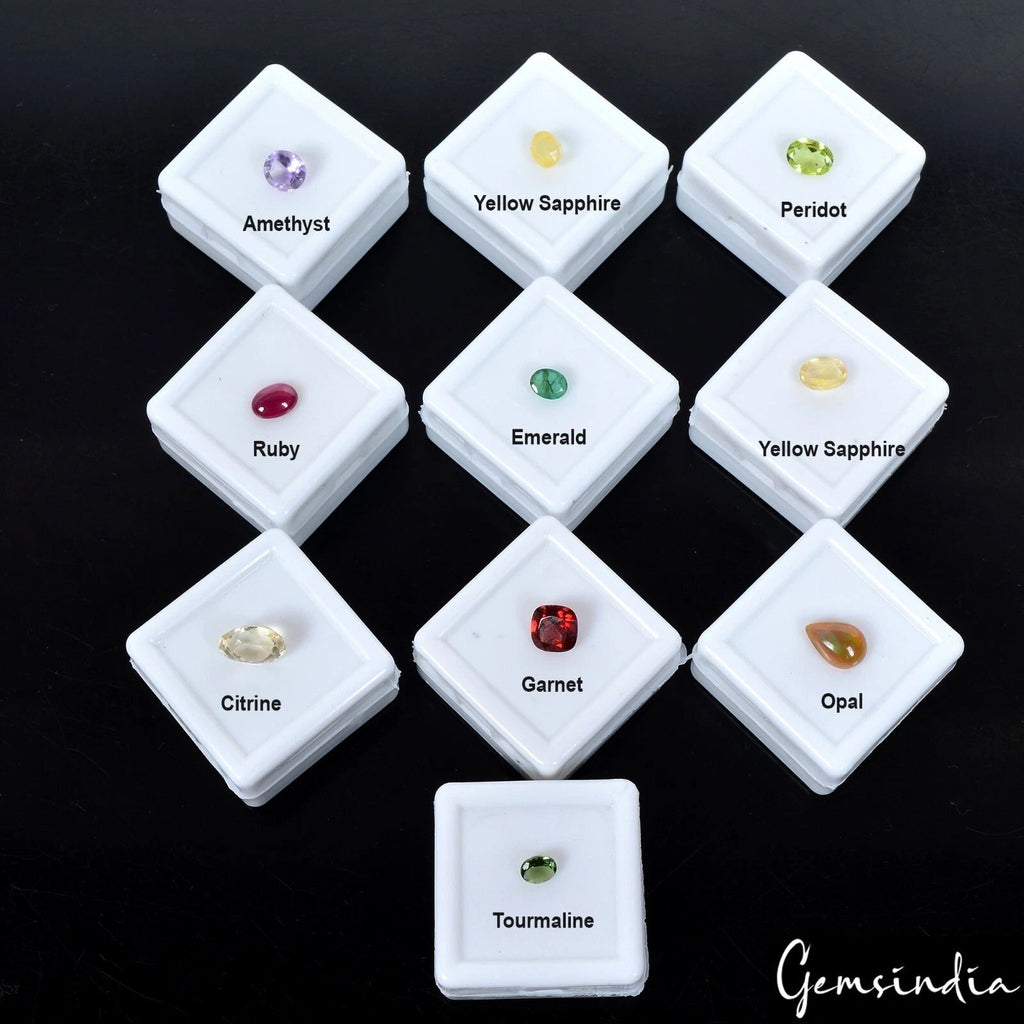 11.90 Ct Semi Estate Genuine Precious Loose Mix Cut Jewelry Collection Gems Lot