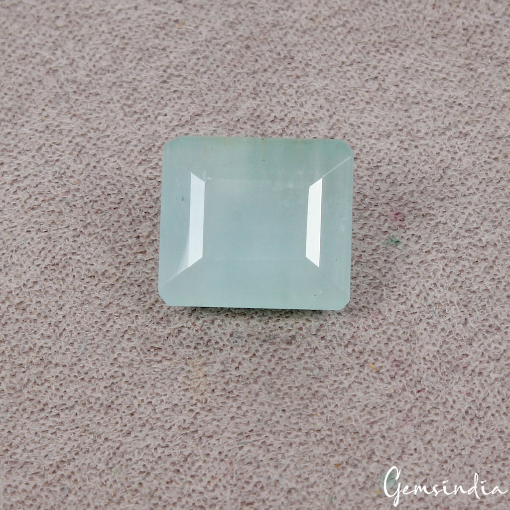 AAA 7.50 Ct Natural Ocean Blue Aquamarine Loose Emerald Cut Ring Size Gemstone