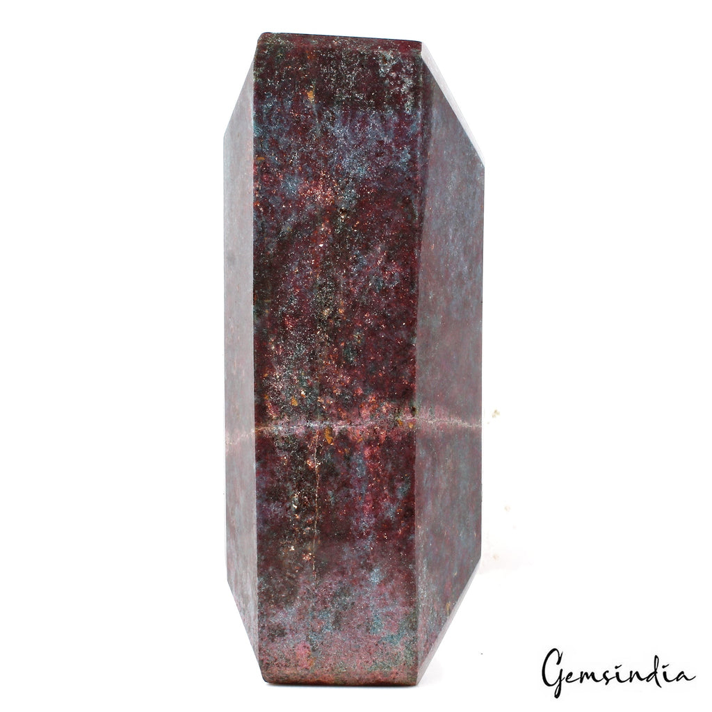 6.6 Kg Natural Ruby Kyanite Octagon Cut Huge Rare Untreated Earth Mined Gemstone