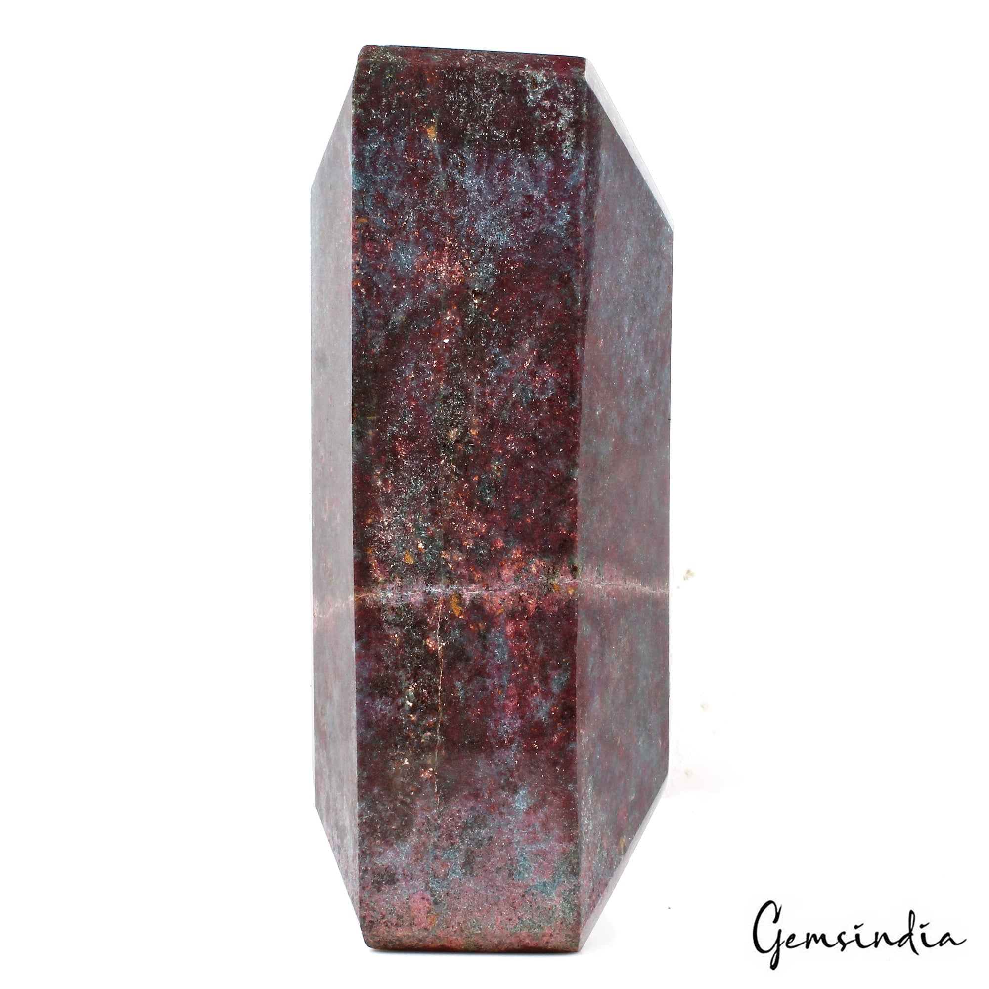 6.6 Kg Natural Ruby Kyanite Octagon Cut Huge Rare Untreated Earth Mined Gemstone
