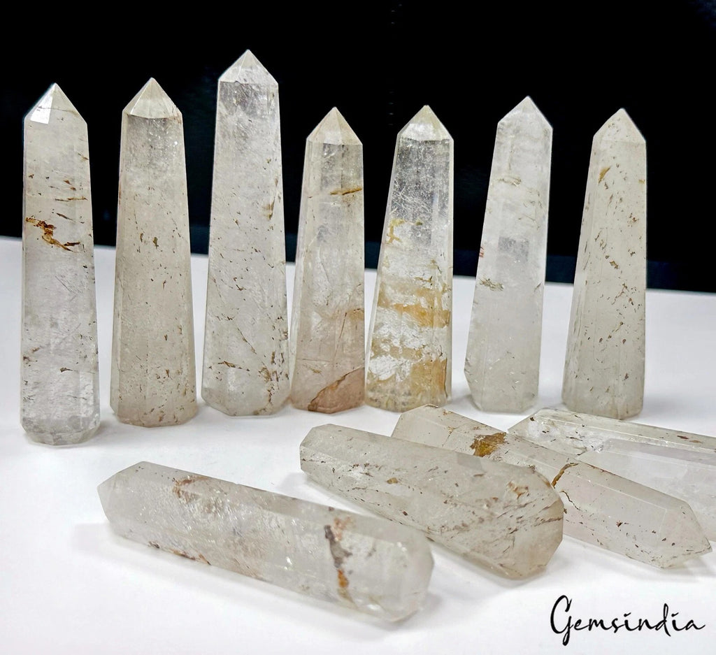 White Quartz Carving, Untreated — 66mm, 2100 Ct, Madagascar