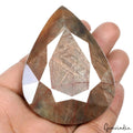 Certified 900 Cts Natural Untreated Golden Brown Sapphire Pear Faceted Huge Gem