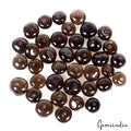 Smoky Quartz Beaded Strand, Untreated, Brown — 9 mm to 12 mm, 180 Ct, Madagascar