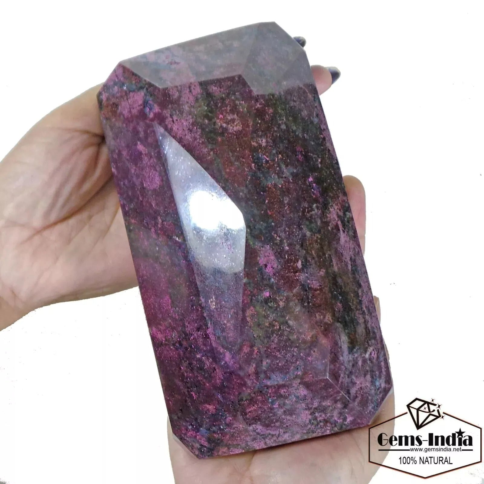 2.4 Kilo Natural Untreated Ruby From Madagascar Octagon Cut Museum Size Gemstone
