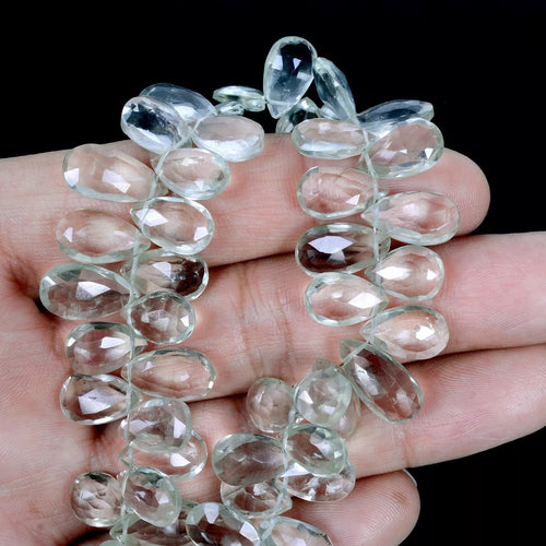 Amethyst Beaded Strand, Untreated, Green — 10mm to 14mm, 154.30 Ct