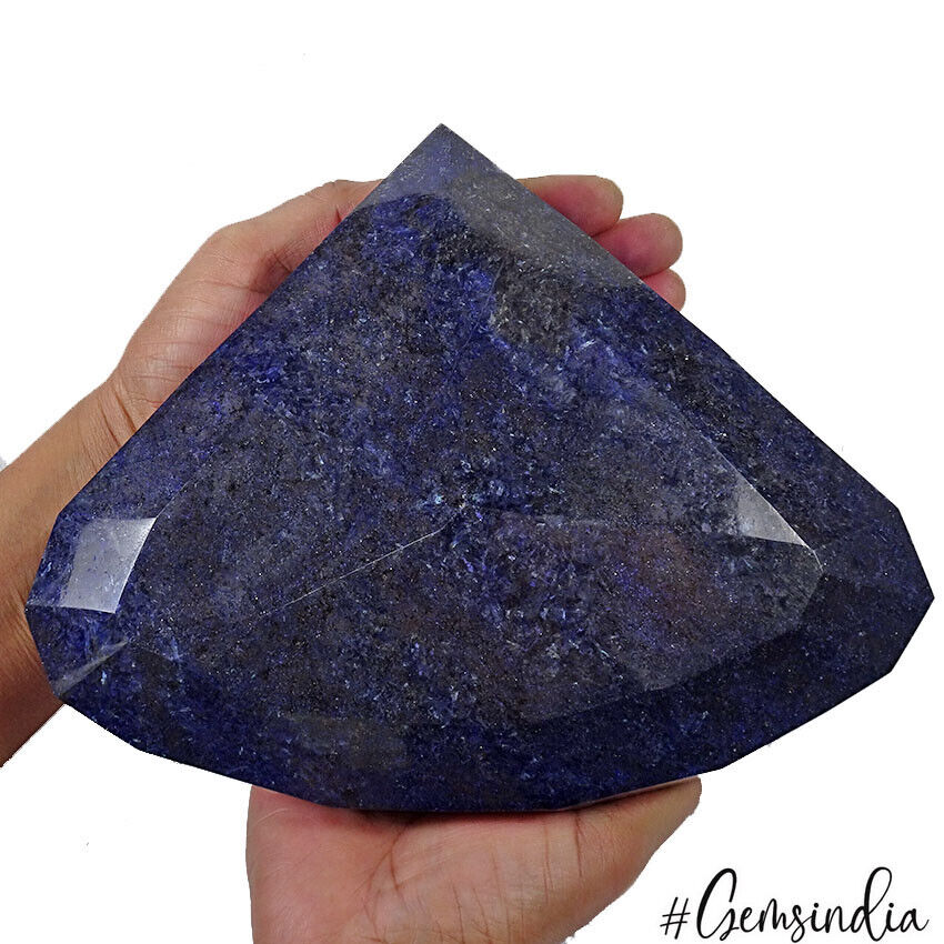 5.2 Kilo Natural Blue Sapphire Large Museum Size Top Grade Madagascar Gemstone