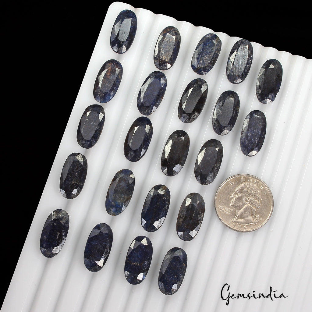 240.00 Ct Natural Blue Sapphire Oval Cut Calibrated Wholesale Gemstone Lot 22 Pc