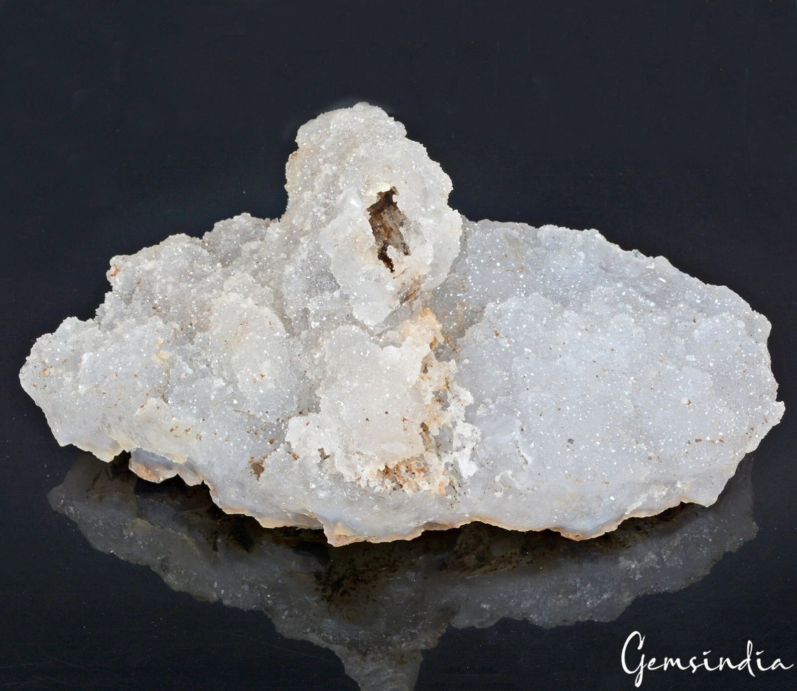 Quartz Geode Crystal Cluster Raw Mineral Display Specimen Sparkle Stone 1.5 kilo