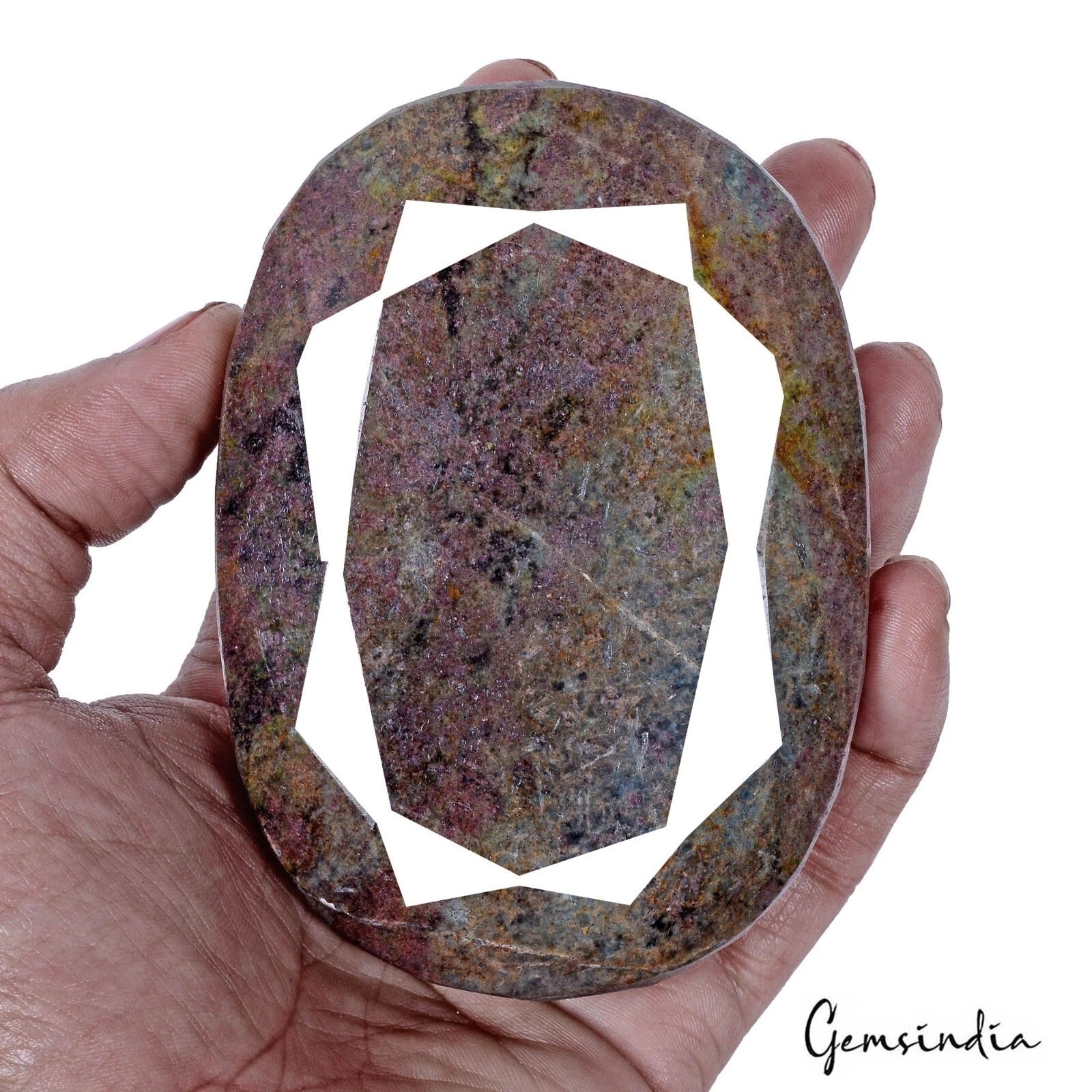 Natural Untreated Ruby Kyanite Oval Cut Faceted Earth Mined Loose Gems 2990 Cts