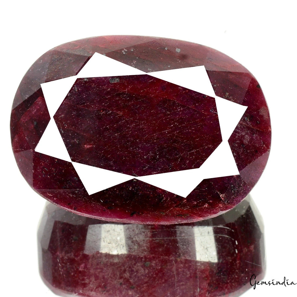 Large Natural Red Ruby 1230 Ct Faceted Oval Ruby Huge Loose Earth Mined Gemstone