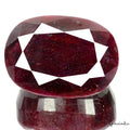 Large Natural Red Ruby 1230 Ct Faceted Oval Ruby Huge Loose Earth Mined Gemstone
