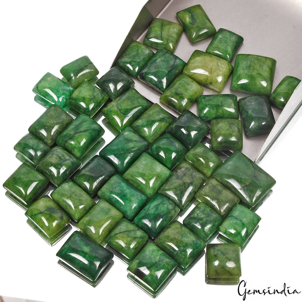 960 Ct/44 Pcs Natural Dark Green Emerald Baguette Cut Loose Gems Lot For Jewelry