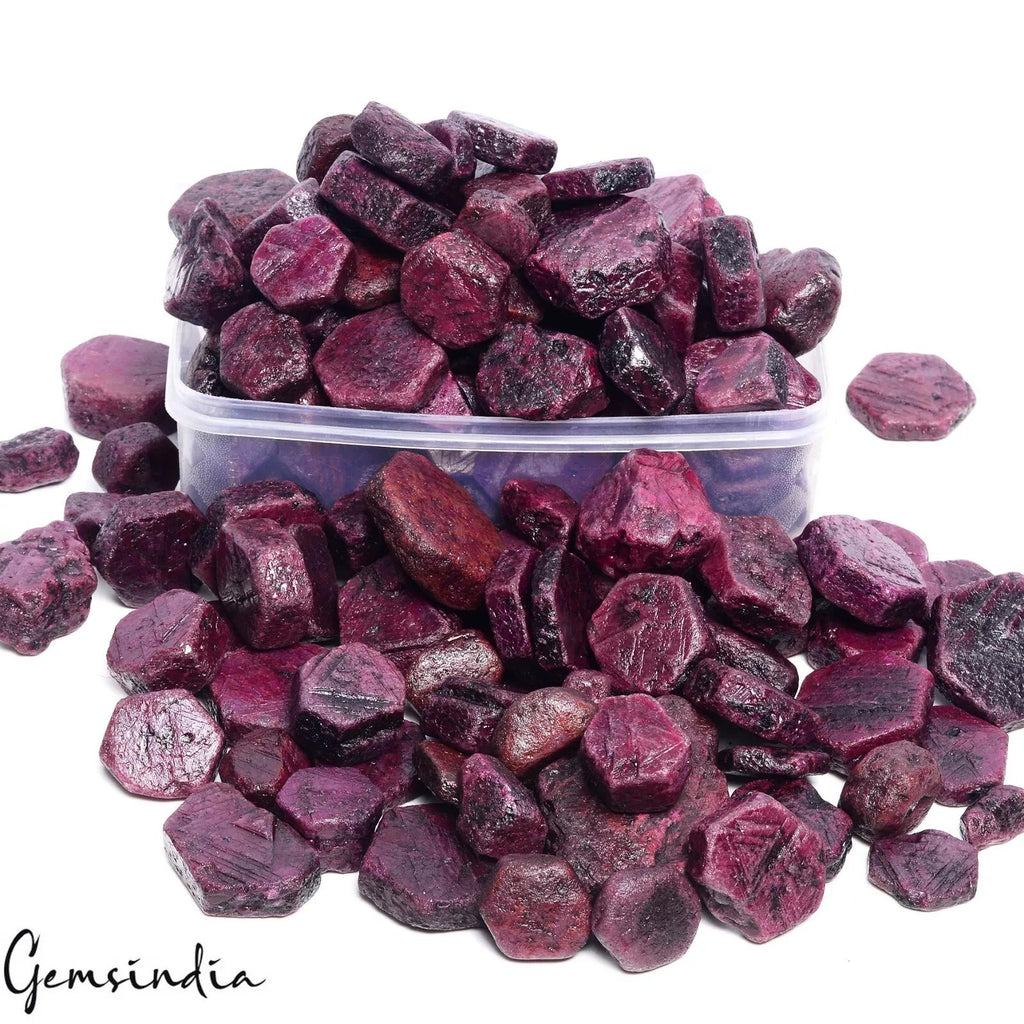 5 Kg Natural Red Ruby Rough 18-60mm Huge Loose Wholesale Raw Uncut Gemstones Lot
