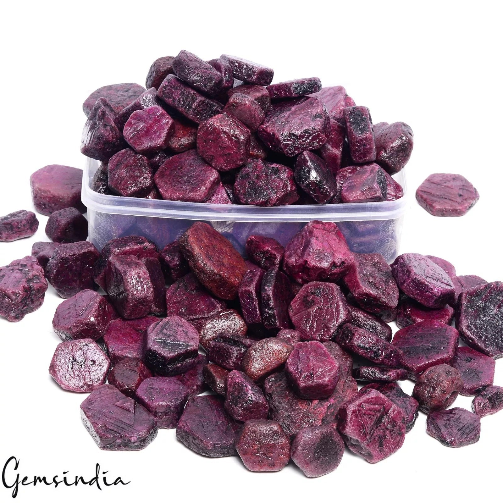 5 Kg Natural Red Ruby Rough 18-60mm Huge Loose Wholesale Raw Uncut Gemstones Lot