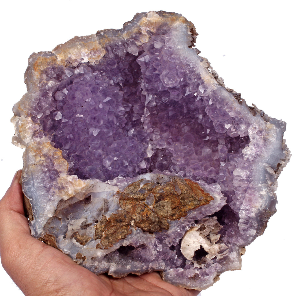 1.5 kg Natural Uruguayan Amethyst Quartz Rock Geode Crystal Specimen Healing Gem