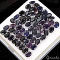 61 Pcs Natural Blue Sapphire Oval Cut Loose Faceted Certified Gemstones~58.60 Ct