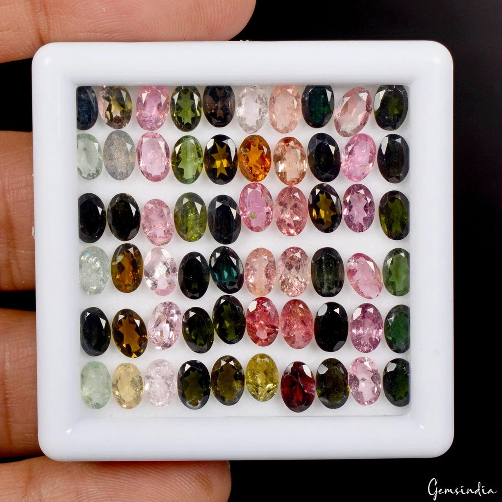 Tourmaline Loose Gemstone, Oval Cut Country of, Untreated — 6mm, 25.20 Ct, Mozambique