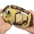 Septarian Loose Gemstone, Bi Color — 6.5x4x2.5 inch, 7500 Ct (1.5 Kg)