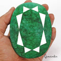 Certified 2670 Cts Natural Brazilian Green Emerald Oval Faceted Huge Loose Gem