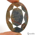 Certified 250 Cts Natural Untreated Brown Blue Sapphire Oval Faceted Loose Gem