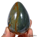 1200 Cts Natural Bi Color Bloodstone Jasper Crystal Healing Egg Shape Huge Gem