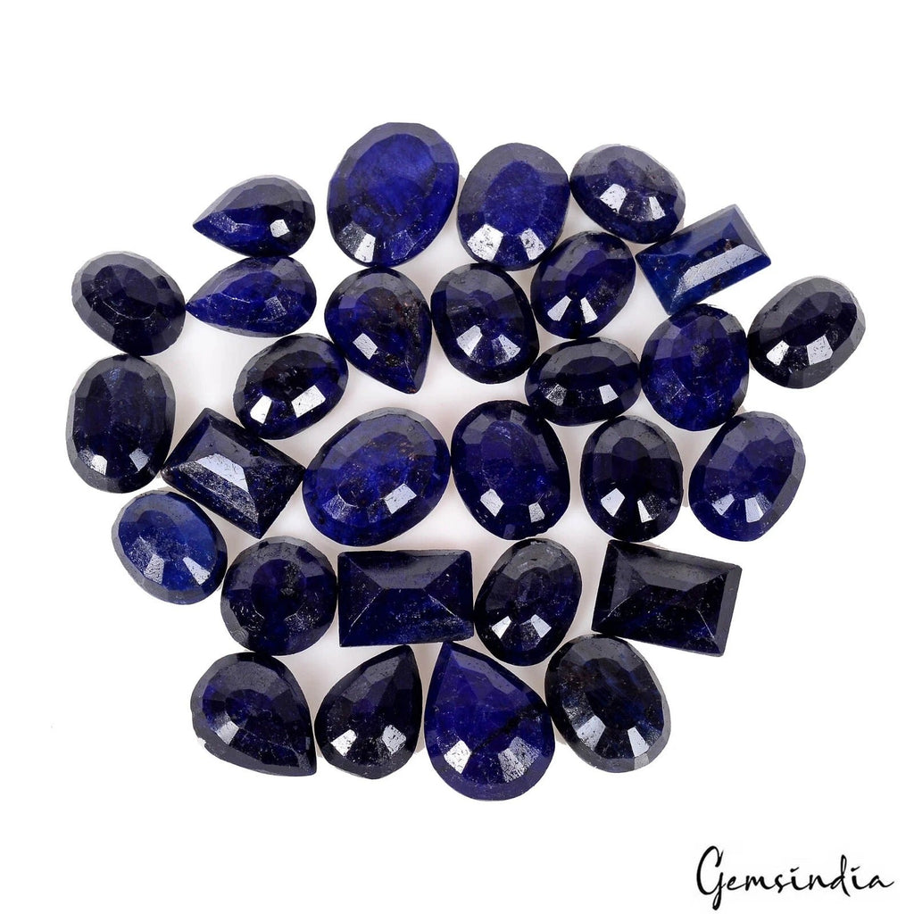 29 Pc Natural Blue Sapphire Mix Cut Loose 13-19mm Jewelry Kind Gemstones~ 340 Ct