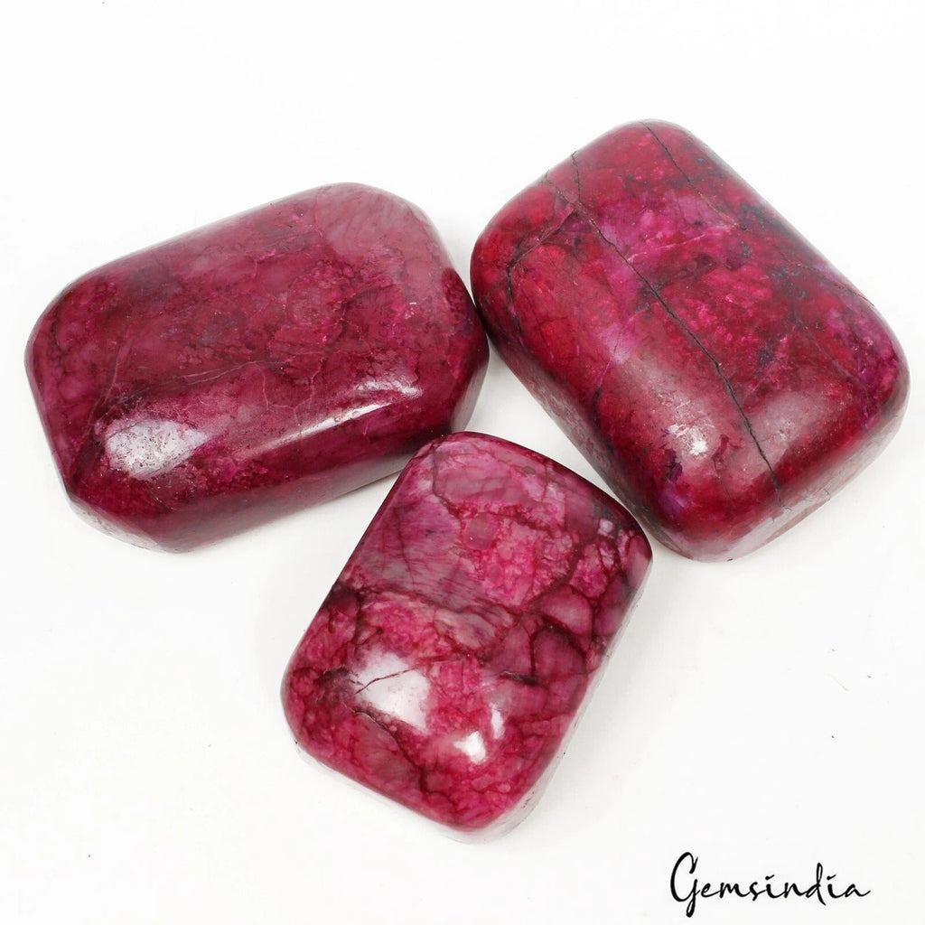 2400 Cts Natural Pink Red Ruby Cushion Cabochon Loose Earth mined Huge Gemstone