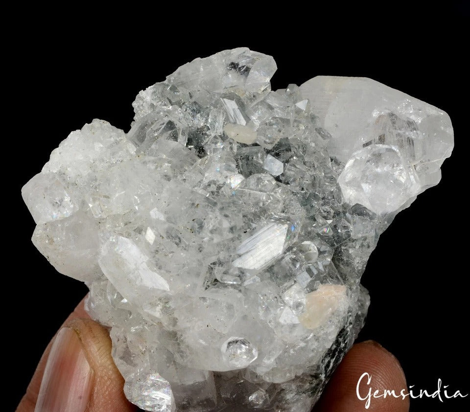 550 Cts Natural Untreated Apophyllite Gem Cluster Geode Rough Healing Raw Stone