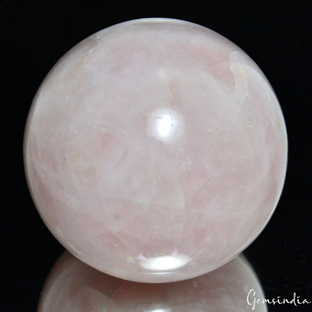 Museum Size 1.1 Kilo Natural Rose Quartz Sphere Gem Crystal Healing Minerals