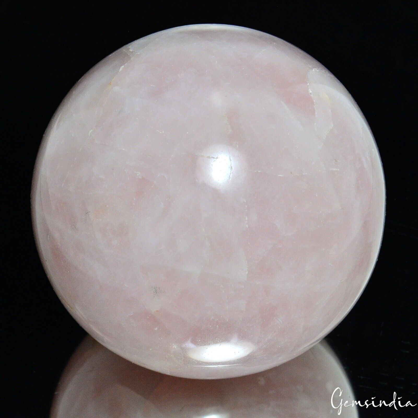 Museum Size 1.1 Kilo Natural Rose Quartz Sphere Gem Crystal Healing Minerals
