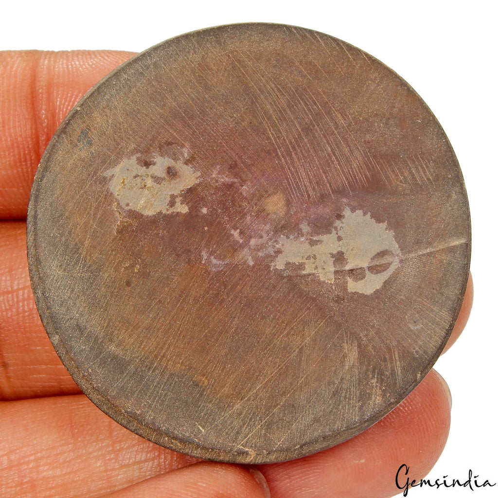 95.60 Cts Natural Untreated Bi Color Septarian Round Can Loose Gems For Pendant