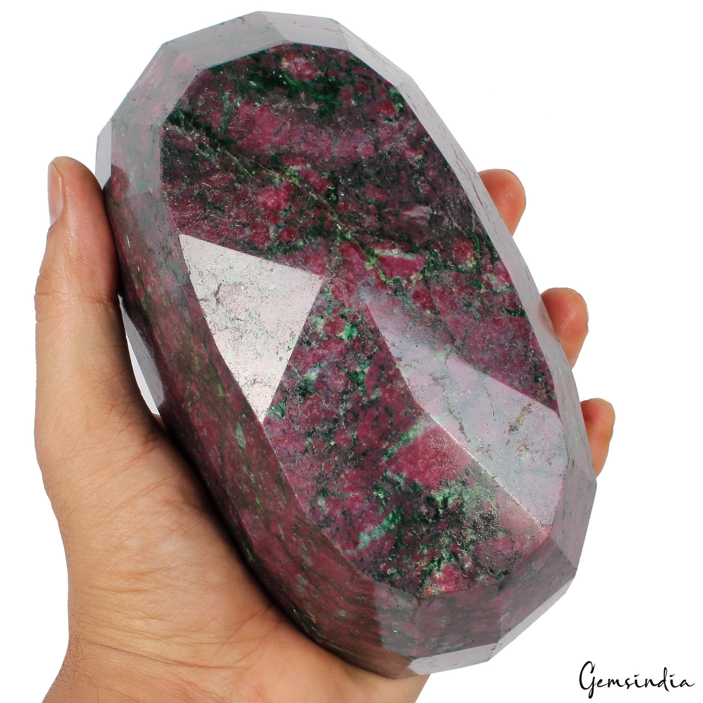 Natural Ruby Zoisite 2.6 Kilo Earth Mined Oval Cut Museum Grade Rare Gemstone