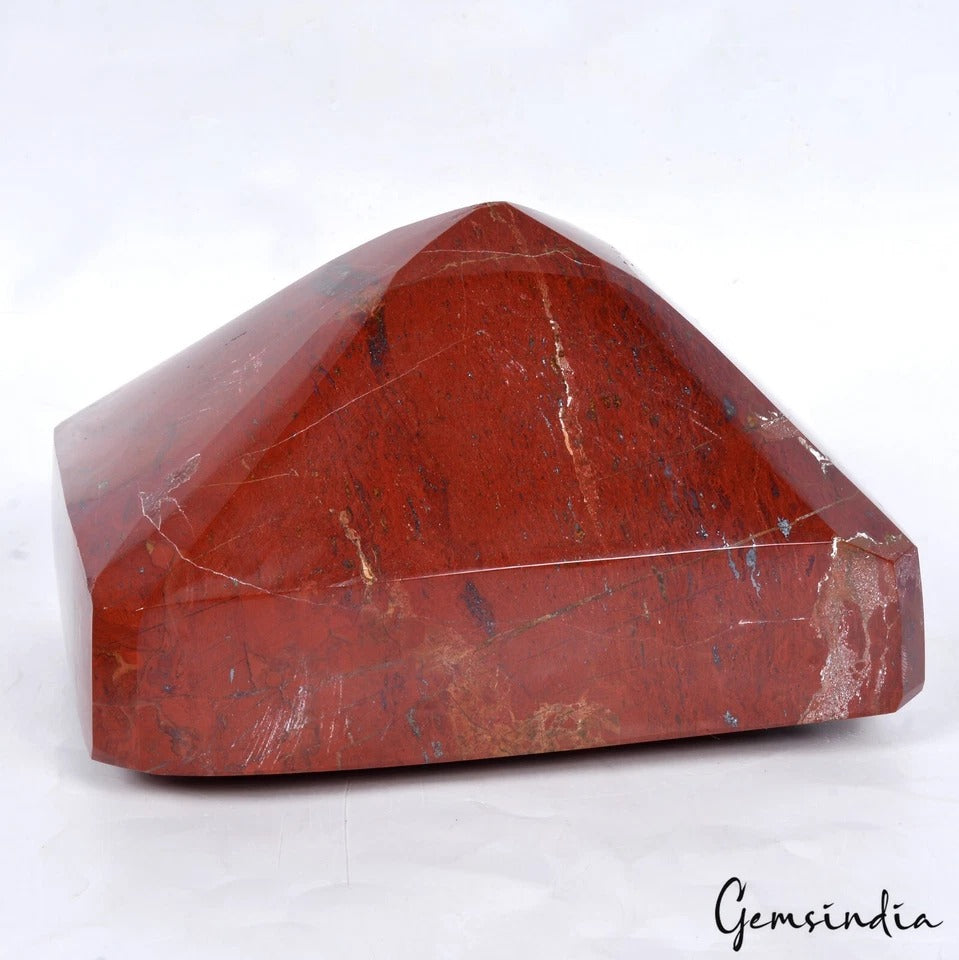 Red Jasper Loose Gemstone, Untreated — 5.2x3.7x3.3 Inch, 8100 Ct (1.62 Kg), Madagascar