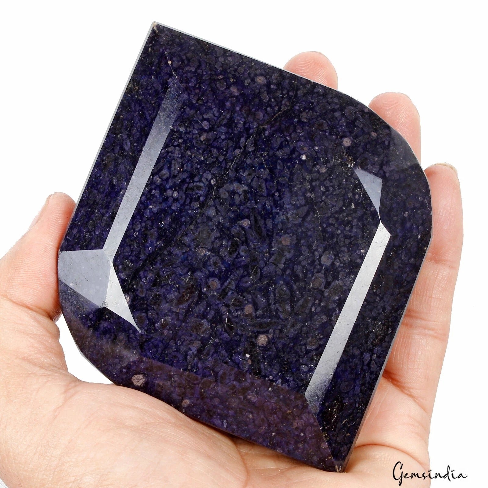 Blue Sapphire Loose Gemstone — 125 x 98 x 34mm, 3520 Ct, Madagascar