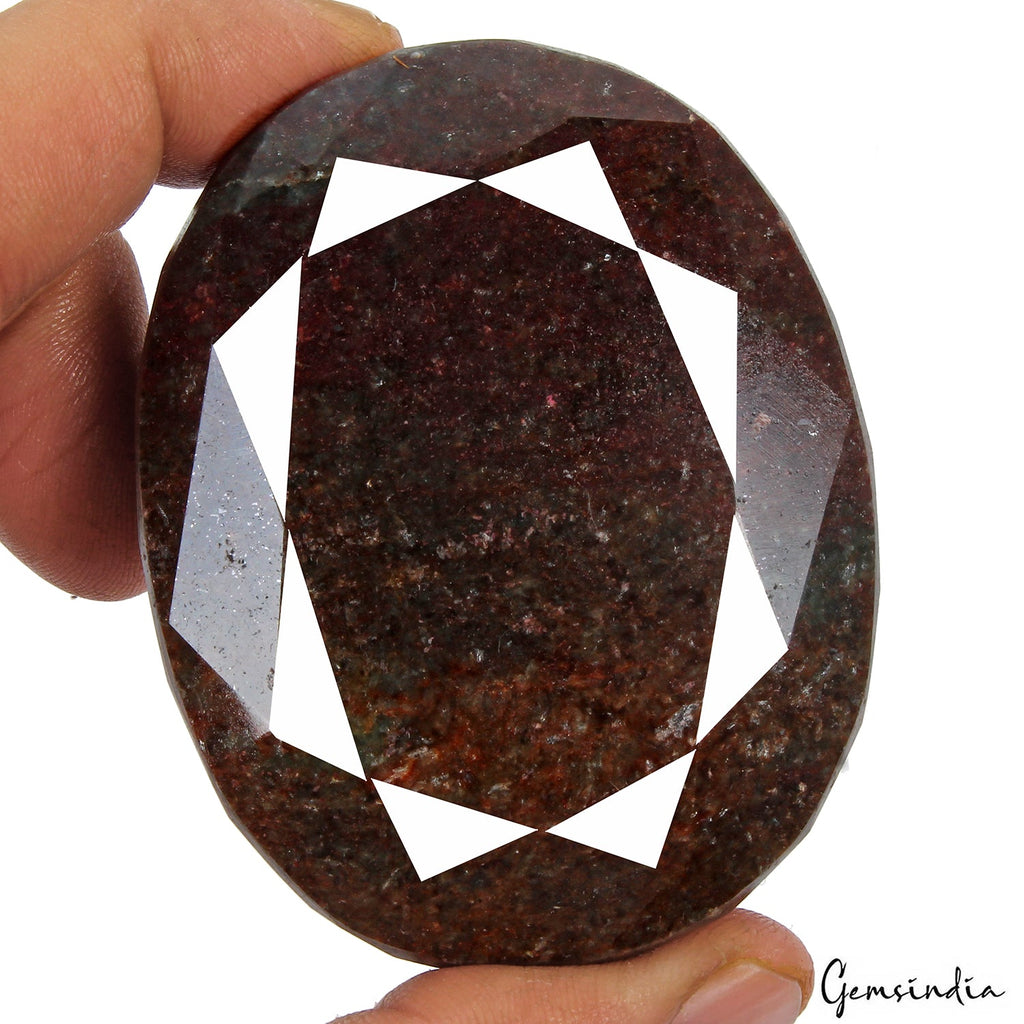 1200 Ct Natural Untreated Ruby Kyanite Oval Faceted Earth Mined Huge Size Gems