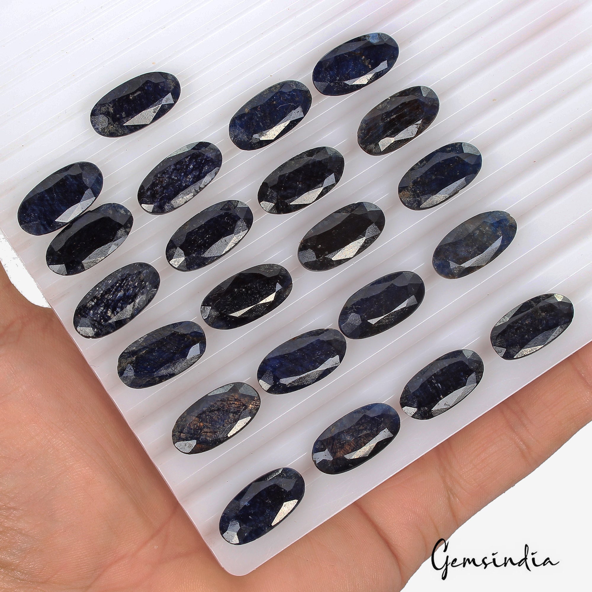 240.00 Ct Natural Blue Sapphire Oval Cut Calibrated Wholesale Gemstone Lot 22 Pc