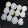 29.50 Ct/12 Pc Natural Untreated Australian Multi Shine Opal Oval Cab Loose Gems