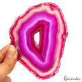 Onyx Rough Specimen, Color Enhanced, Pink — 106x83x5 mm, 470 Ct