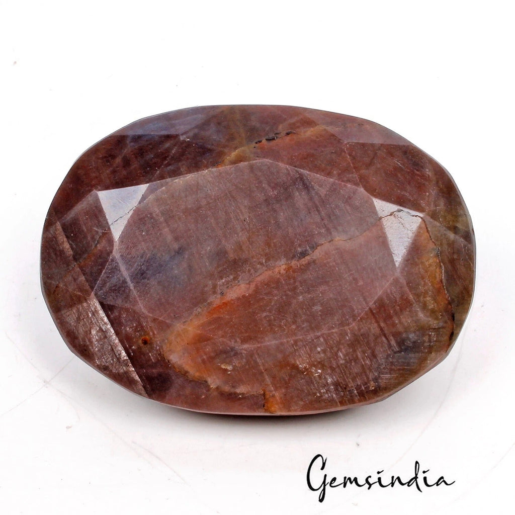 Certified 700 Cts Natural Untreated Brown Sapphire Oval Faceted Huge Loose Gem
