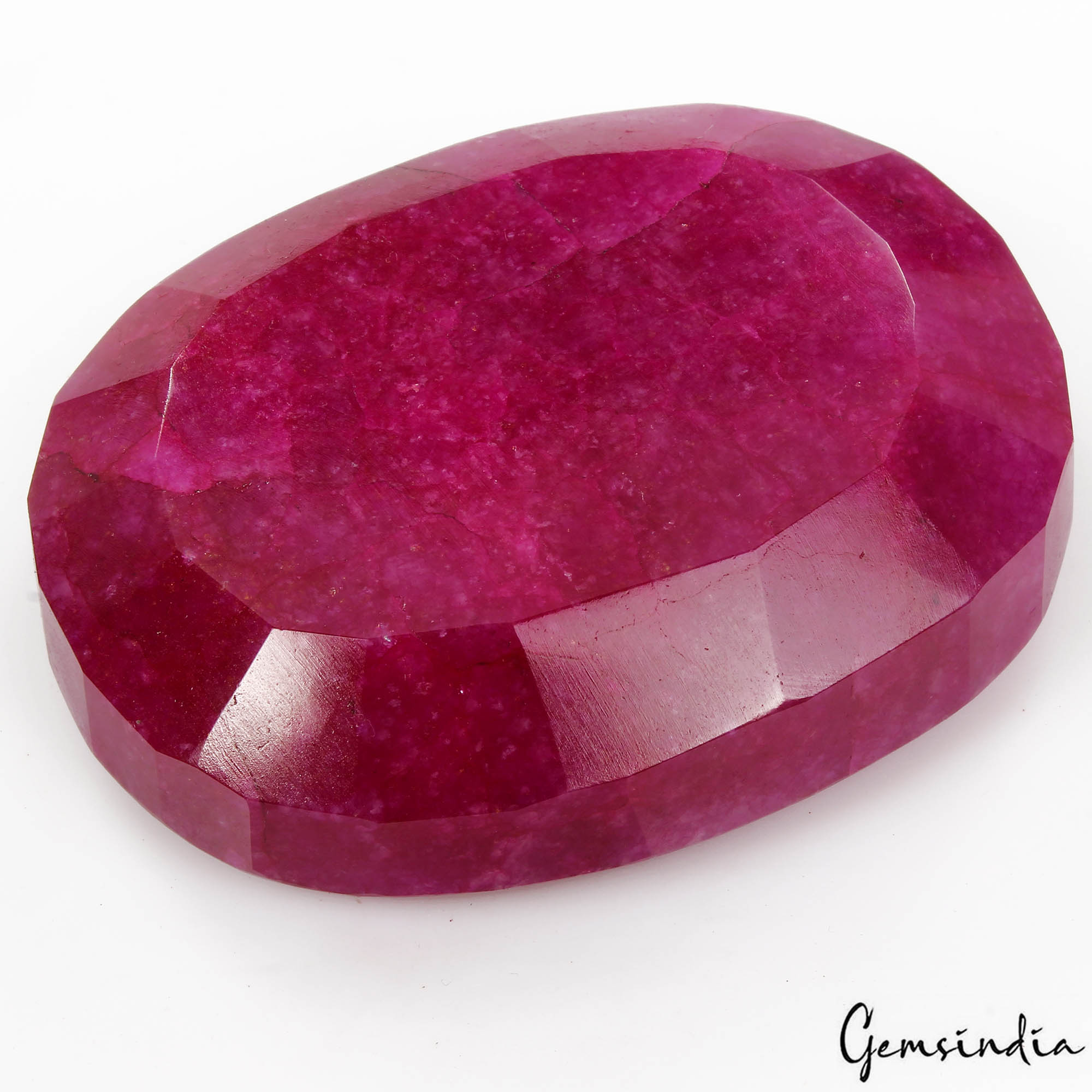 1000 Carats Natural Eye Catching Pink Red Quartz Oval Faceted Cut Huge Loose Gem