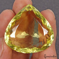 106.80 Ct Natural Untreated Golden Yellow Citrine Pear Cut Loose Gem For Pendant
