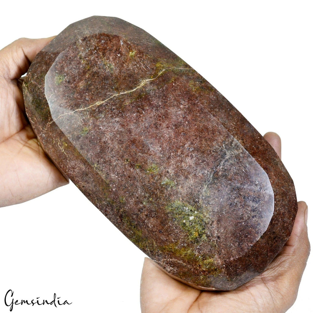 3.4 Kg Natural Untreated Ruby Kyanite Oval Cut Museum Size Collectible Huge Gem