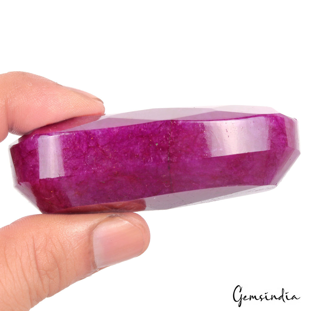 780 Ct Natural Pink Red USA Beryl Bixbite Oval Cut Faceted Earth Mined Gemstone