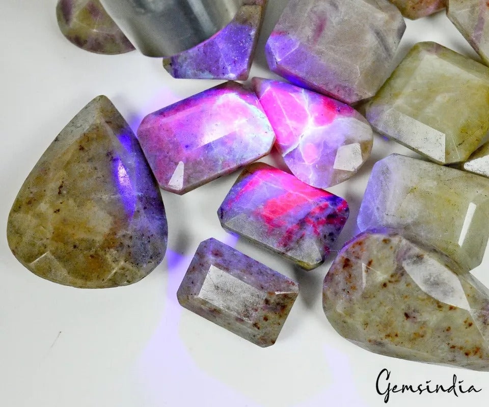 1500 Ct Natural Untreated Ruby In Crystal Matrix Octagon Faceted Loose Gemstone