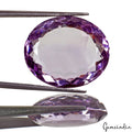 Amethyst Loose Gemstone, Untreated, Purple — 22x19x8mm, 24.50 Ct, Brazil