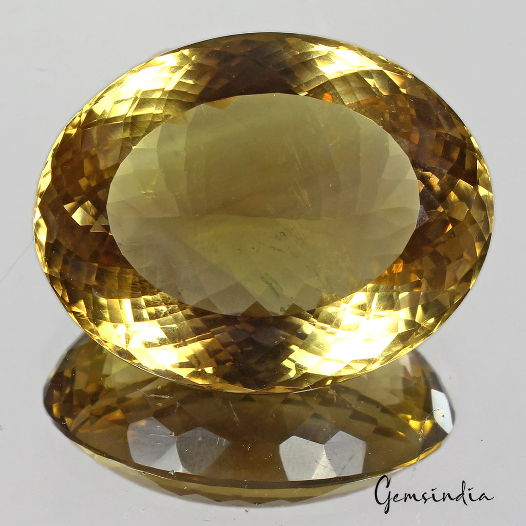 Share VVS 97.85 Ct Natural Citrine AAA Untreated Huge Faceted Oval Cut Loose Gem