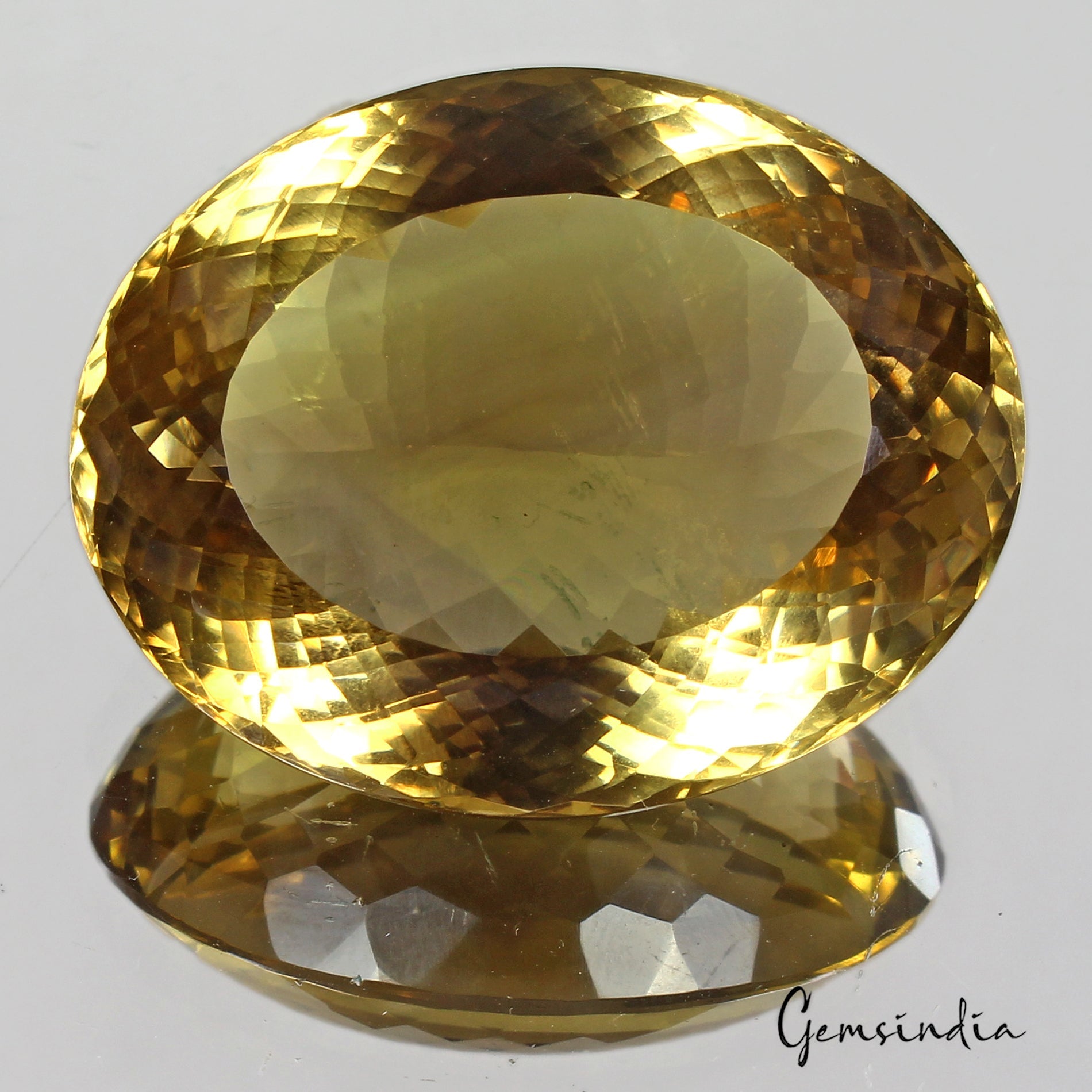 Share VVS 97.85 Ct Natural Citrine AAA Untreated Huge Faceted Oval Cut Loose Gem